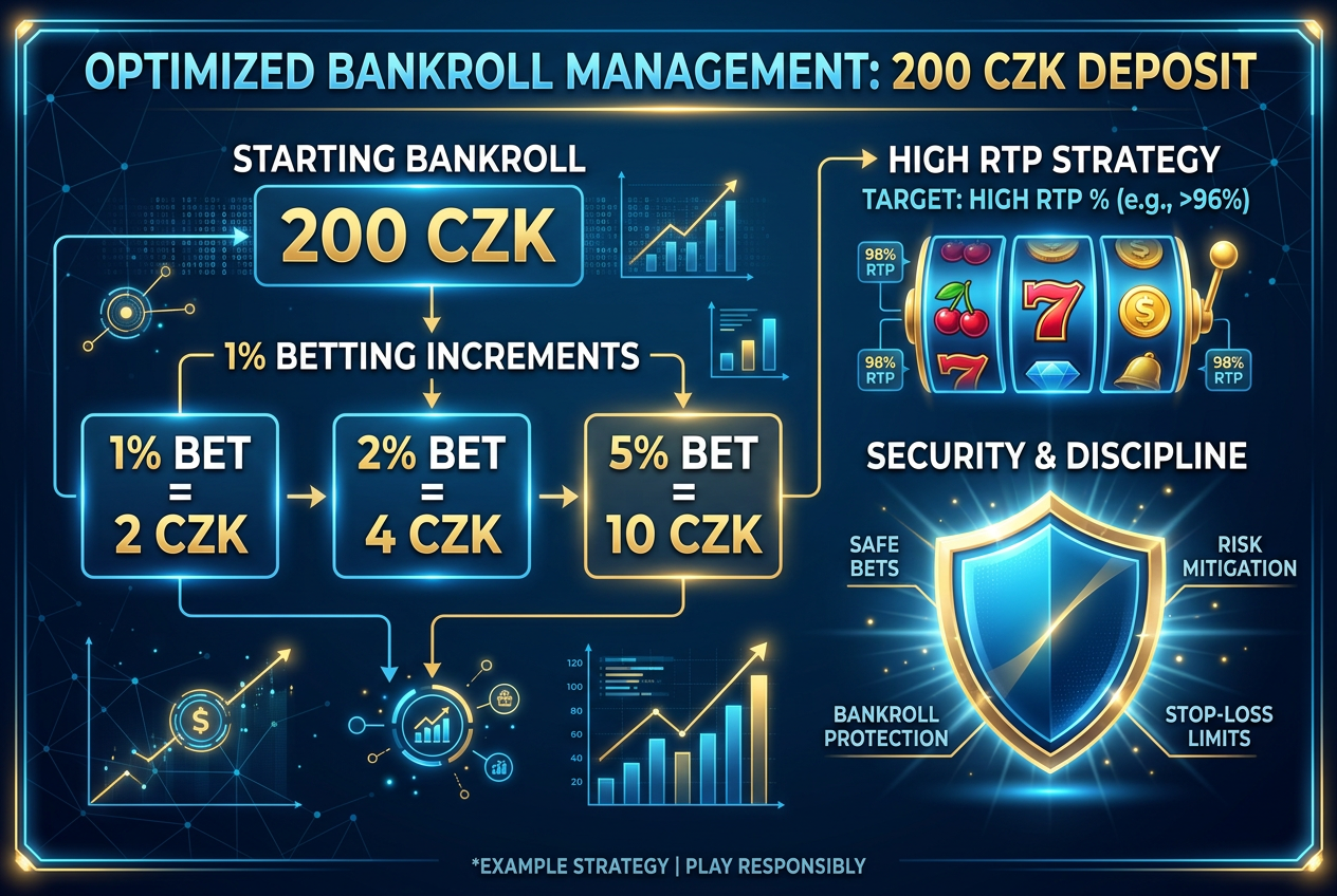 Schéma bankroll managementu pro nízké vklady v online casinu